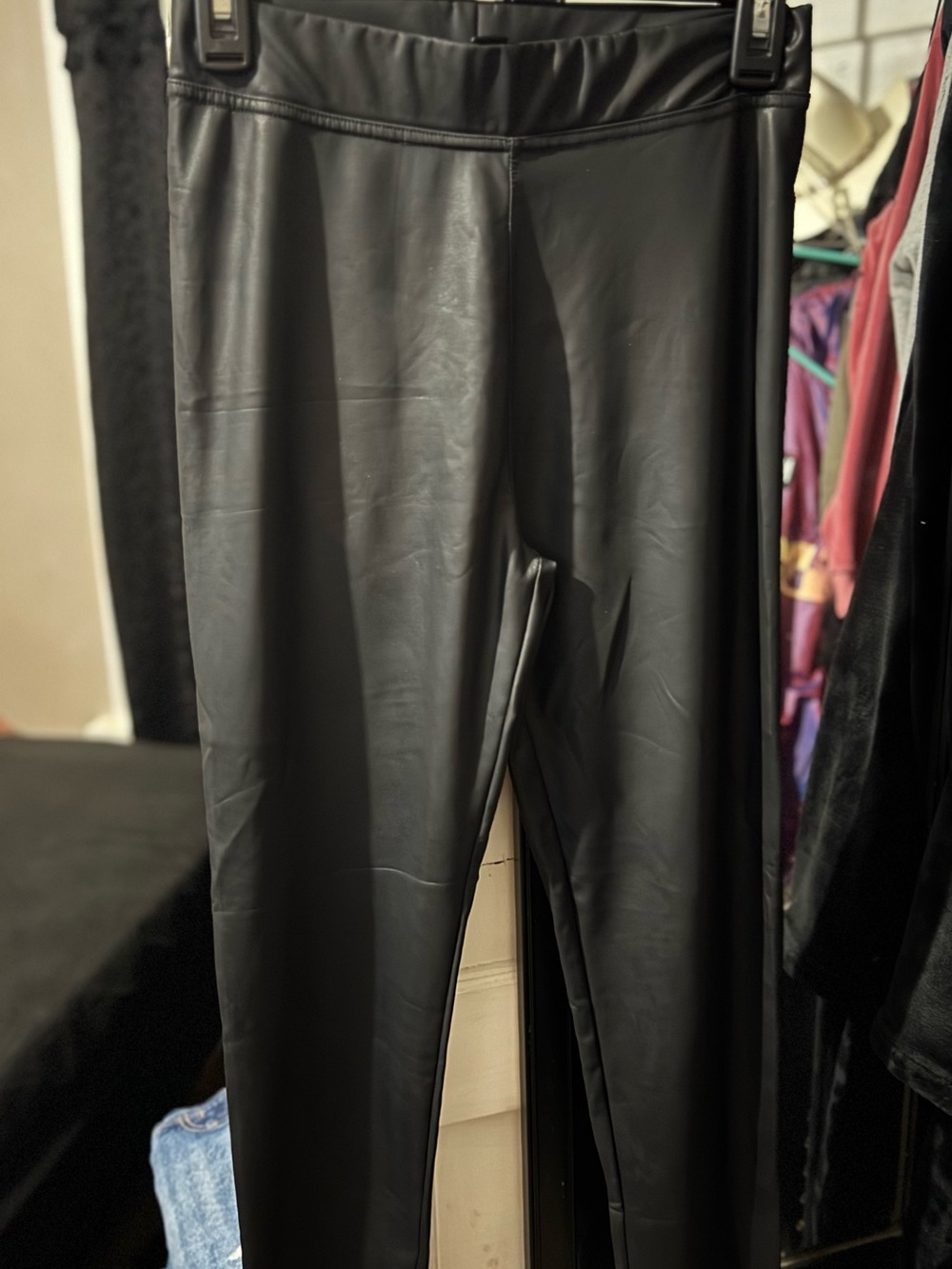 Windsor Black Faux Leather Leggings